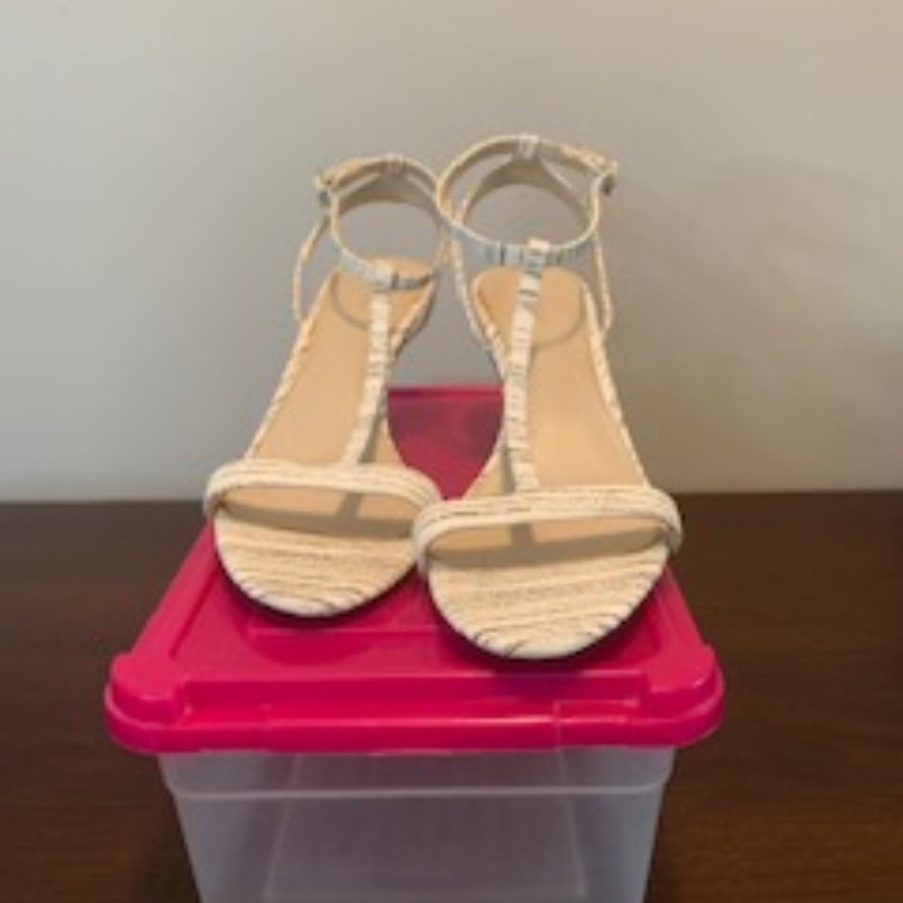 Calvin Klein Black and White Dress Sandal,  9M